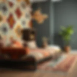 Elegant 6 m2 kilim showcasing intricate patterns