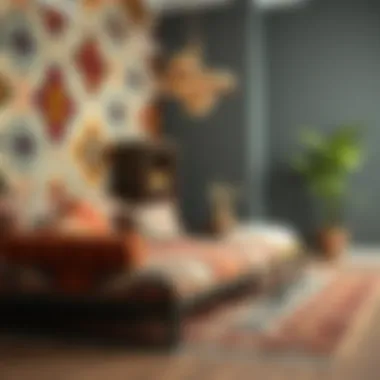 Intricate Patterns in Kilim Design Elegant 6 m2 kilim showcasing intricate patterns