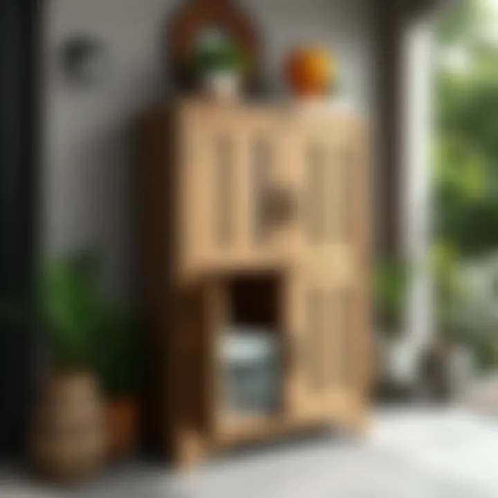 Practical Outdoor Storage Cabinet Functional outdoor cabinet for balcony organization