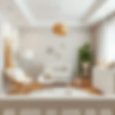 Decorative Elements in Nursery Decorative elements enhancing a white nursery's ambiance