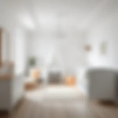 Elegant White Nursery Elegant white nursery design with a serene atmosphere