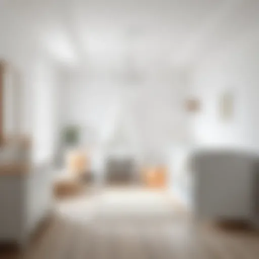 Elegant White Nursery Elegant white nursery design with a serene atmosphere