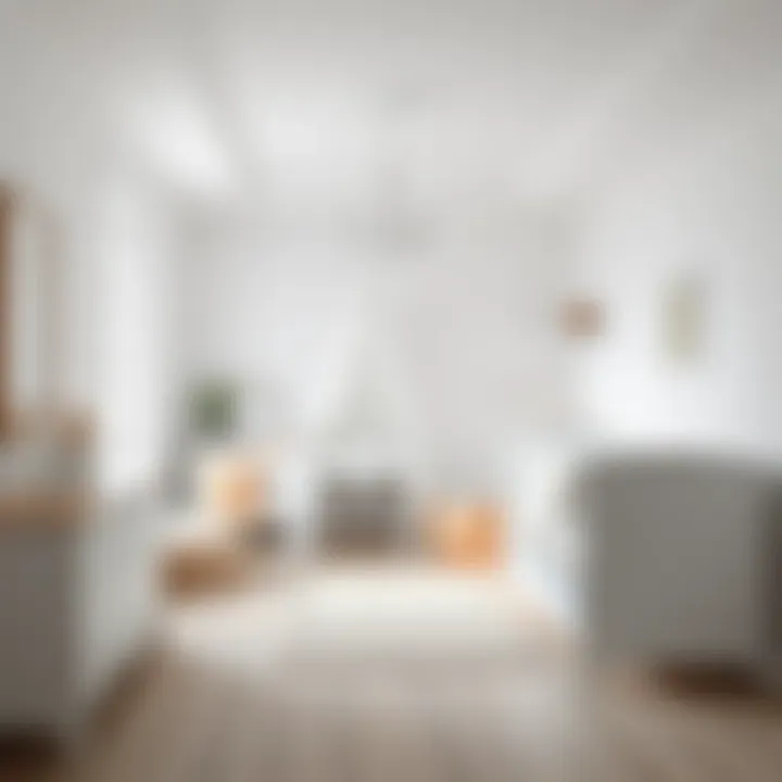 Elegant White Nursery Elegant white nursery design with a serene atmosphere