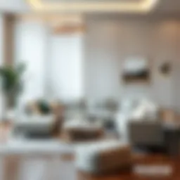 Spacious corner sofa arrangement enhancing living space