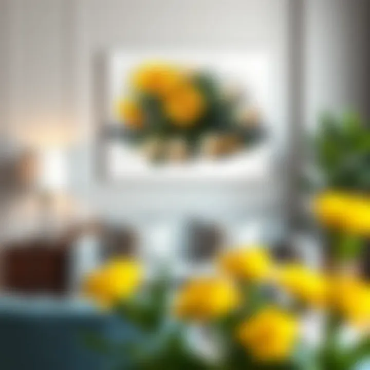 A captivating canvas wall art piece that enhances interior decor