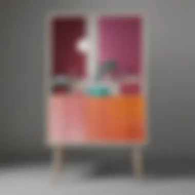 Vibrant Color Palette for Studio Decor Colorful interior design palette for small living spaces