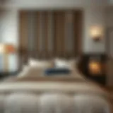 Elegant custom bedding set showcasing unique design