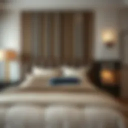 Elegant custom bedding set showcasing unique design