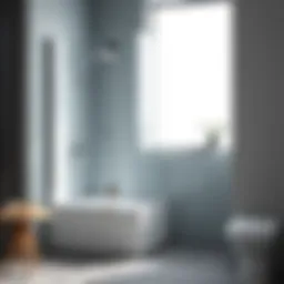 Elegant single glass shower enclosure showcasing modern design