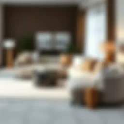 Elegant orthopedic sofa set showcasing ergonomic design