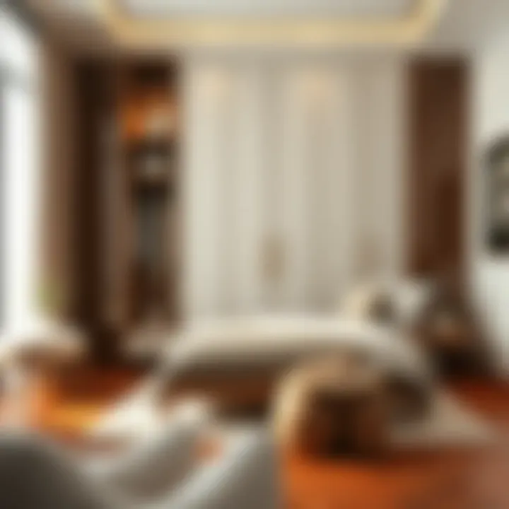 Elegant Features for Bedroom Harmony Elegant wardrobe features enhancing bedroom aesthetics