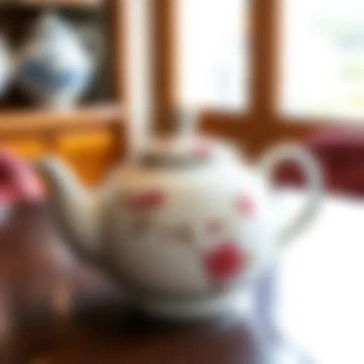 Care tips for maintaining porcelain teapots