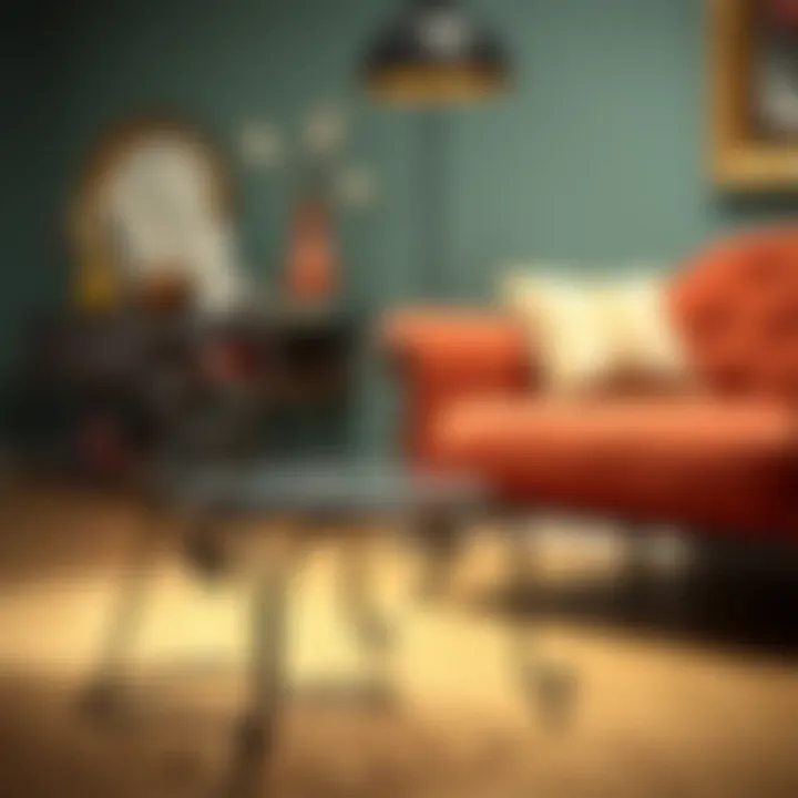 Artistic wrought iron furniture piece demonstrating aesthetic appeal