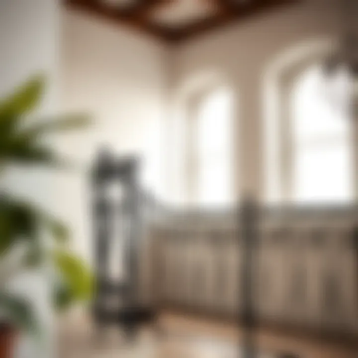 Stylish wrought iron railing that enhances architectural beauty