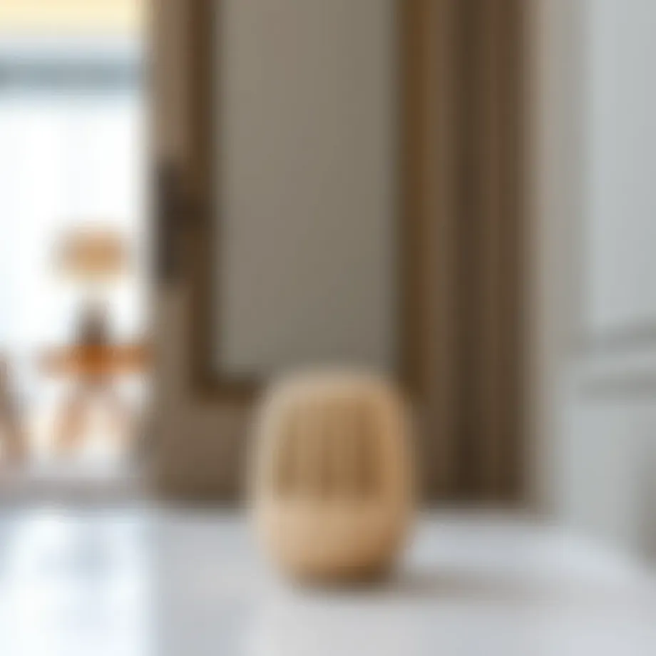 Elegant door stopper blending seamlessly with modern decor