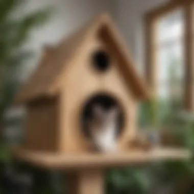 Sustainable Materials for Cat Houses Sustainable cat house made from natural materials