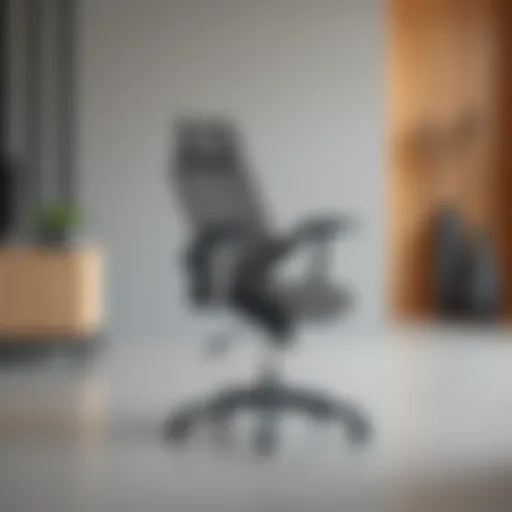 Stylish ergonomic office chair design