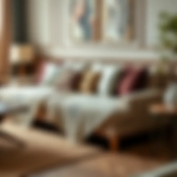 A variety of sofa cover designs showcasing modern aesthetics