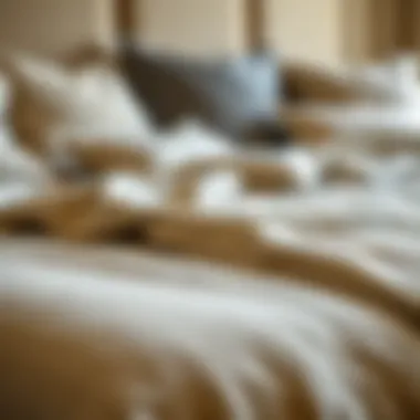 Luxurious fabric selection for personalized bedding