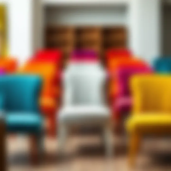 Variety of colors in guest chair options