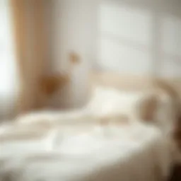 Soft muslin bed cover draping elegantly over a single bed