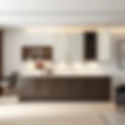 Elegant multi-functional cabinet showcasing modern design.