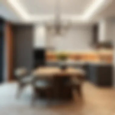 Contemporary kitchen table design