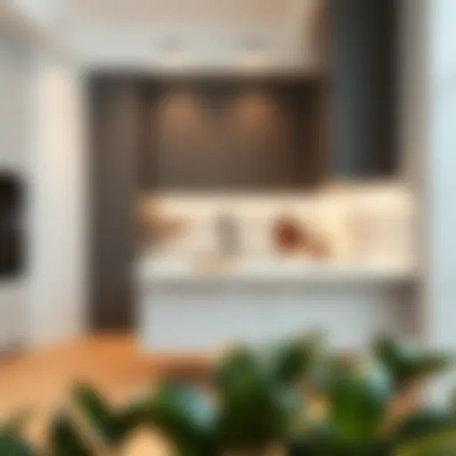 Modern kitchen renovation showcasing minimalistic design elements