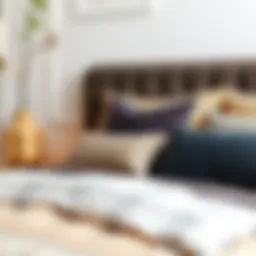 Personalized bedding set showcasing unique design elements