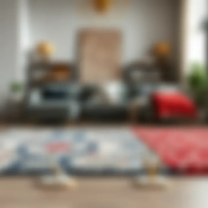 Rug selection showcasing various styles
