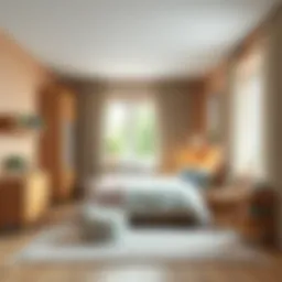 Cozy children's bedroom design in a small space