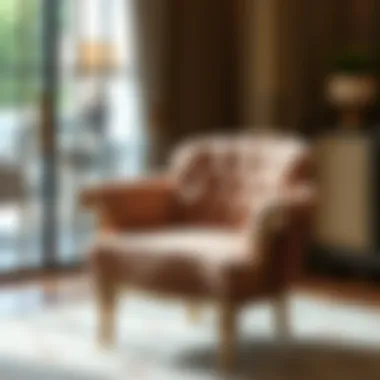 Luxurious Classic Single Chair Classic single chair with luxurious upholstery