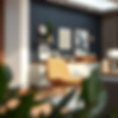 Modern Single Chair in Living Room Versatile single chair in a modern living room setting