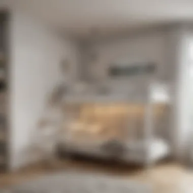 Space-Saving Single Bunk Bed A versatile single bunk bed suitable for small living spaces.