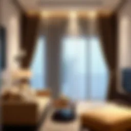 Elegant sheer curtain design enhancing interior aesthetics