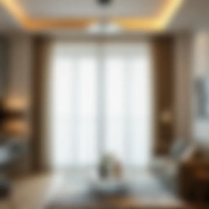 Versatile Tulle Curtains Versatile tulle curtains adding functionality to spaces