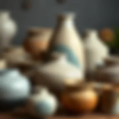 Different types of stoneware