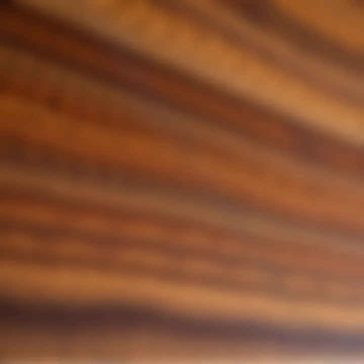 Rich Texture of Venge Wood Close-up of venge wood texture showcasing its rich color