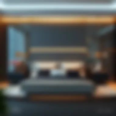 Sleek Modern Headboard Elegant modern bed headboard design