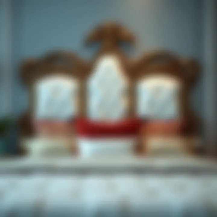 Luxurious Detailed Headboard Luxurious bed headboard with intricate detailing