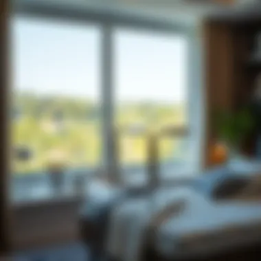 User experience illustration with bed railing safety features
