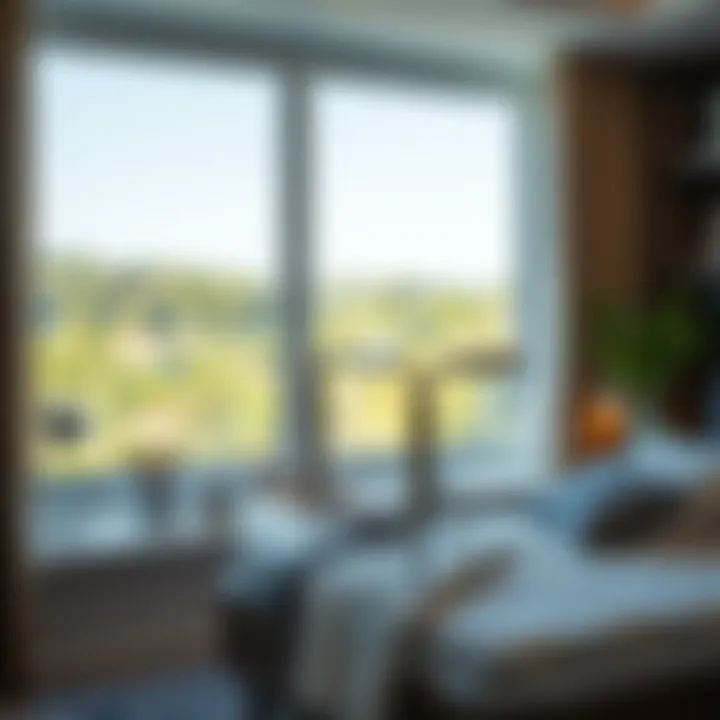 User experience illustration with bed railing safety features